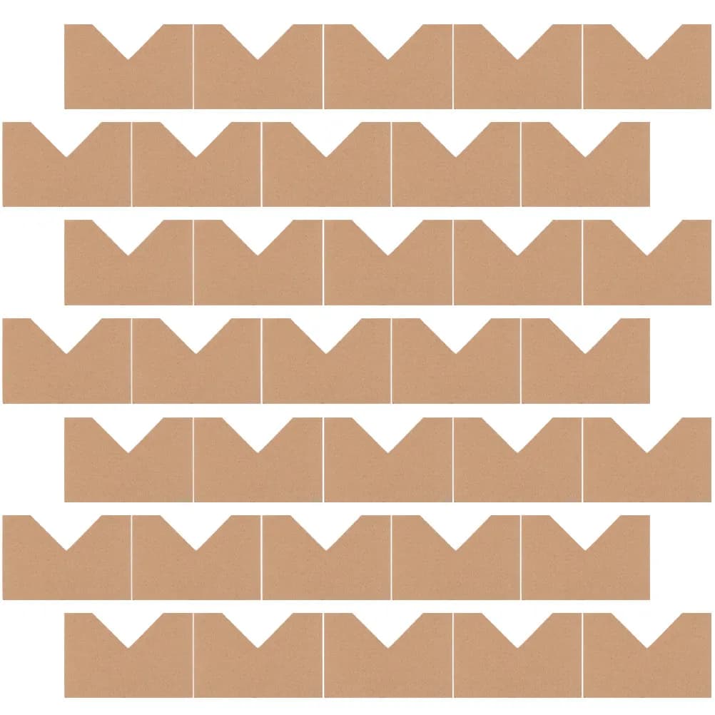 120 Pieces Protected Corner Frames in Kraft Paper, Protective Fissures for Shipments and Movers of Artworks