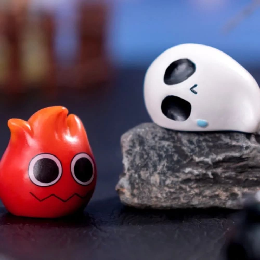 Mini Zucca Fantasma in Resina, Gatto Nero, Accessori per Casa di Halloween, Oggetti di Scena a Forma di Teschio, Miniature Fantasma per Decorazioni Domestiche