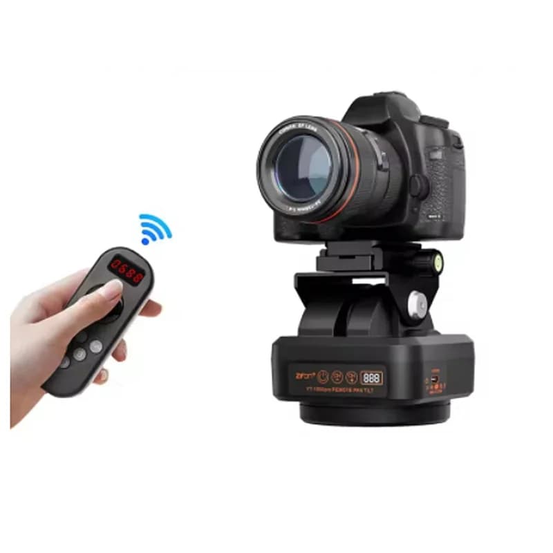 2025ZIFON YT-1500 Pro Motorized Panoramic Head IP66 Waterproof Pan Tilt Tripod Head for Phones Cameras Shooting