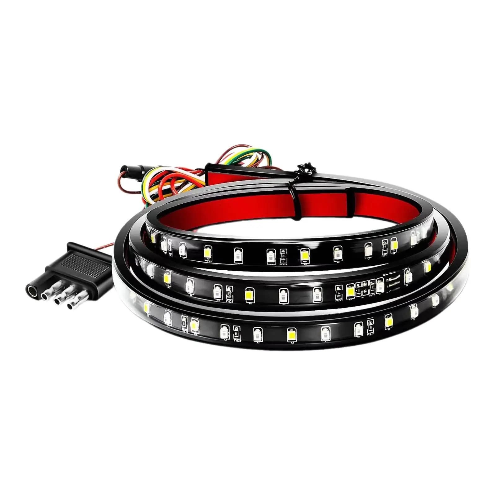 Striscia LED per Portellone Posteriore 90 LED, Luce Freno, Indicatore di Direzione Sinistro, Indicatore di Direzione Destro per Camper, SUV, Barca, Rimorchio, Pickup