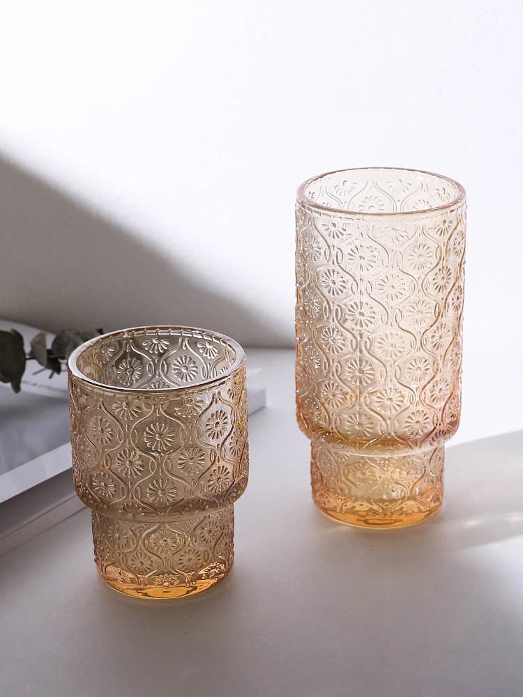 Ins Nordic accessori per il bagno Set oro intarsio vetro collutorio tazza porta spazzolino tazza di succo per bambini Gobelet Salle De Bain