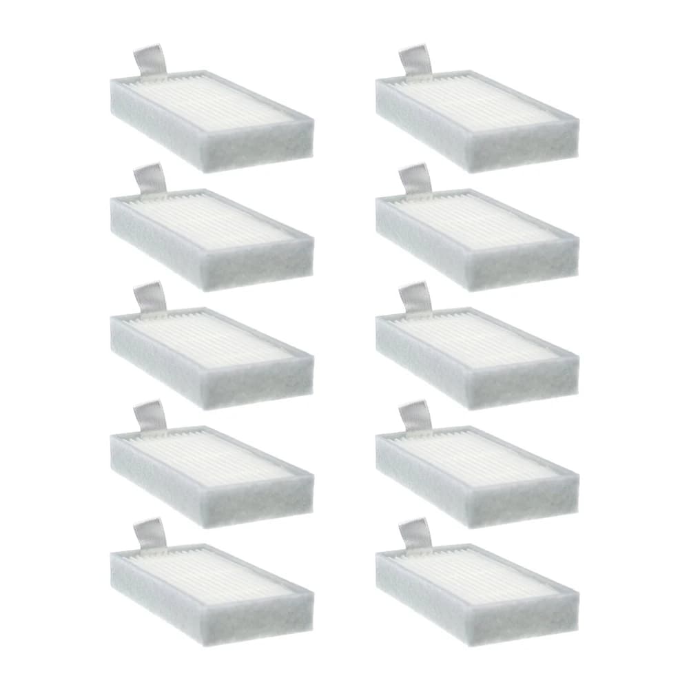 10pcs /lot Robot Vacuum Cleaner Parts HEPA Filter Replacement for Haier T322,GUTREND JOY 90 Pet FUN110