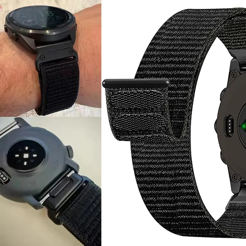 Cinturino in nylon ad innesto rapido da 22/26mm per Garmin Fenix 8 pro Enduro 3 2Tactix 8 Instinct 2x Epix Gen 2/Pro Accessori braccialetto