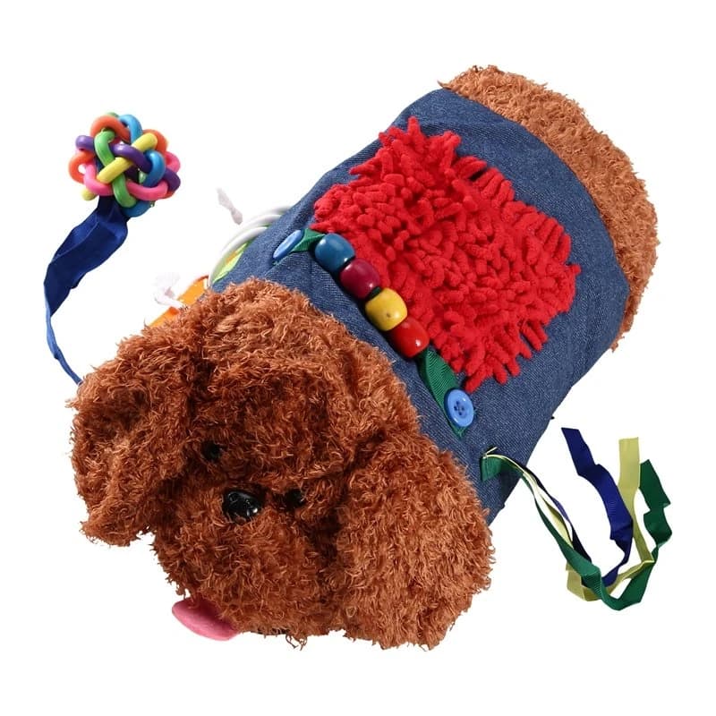 Reliable Quality Premium For Seniors Dementia Activities Fidget Sensory Dog Blanket For Elderly Engaging Sensory Items(Pup)