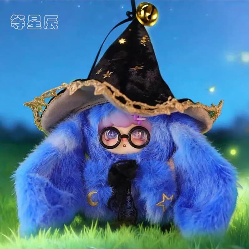 Genuine Lokiki Waiting For The Wind Series Blind Box Cute Wizard Long Ear Soft Dolls Stuffed Bag Pendant Mystery Box As Gifts