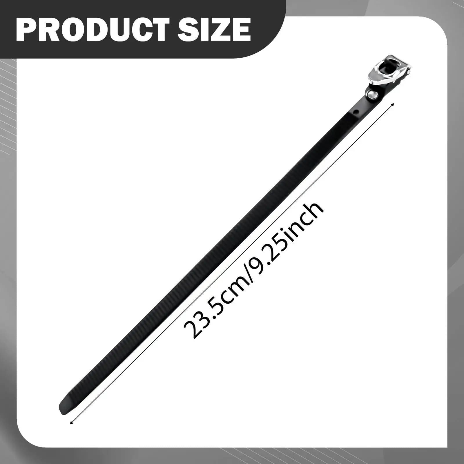 Ratchet Cable Tie with Buckle, Made of Aluminum Alloy And Nylon, for Securing Cables, Industrial Gardening And Fencing
