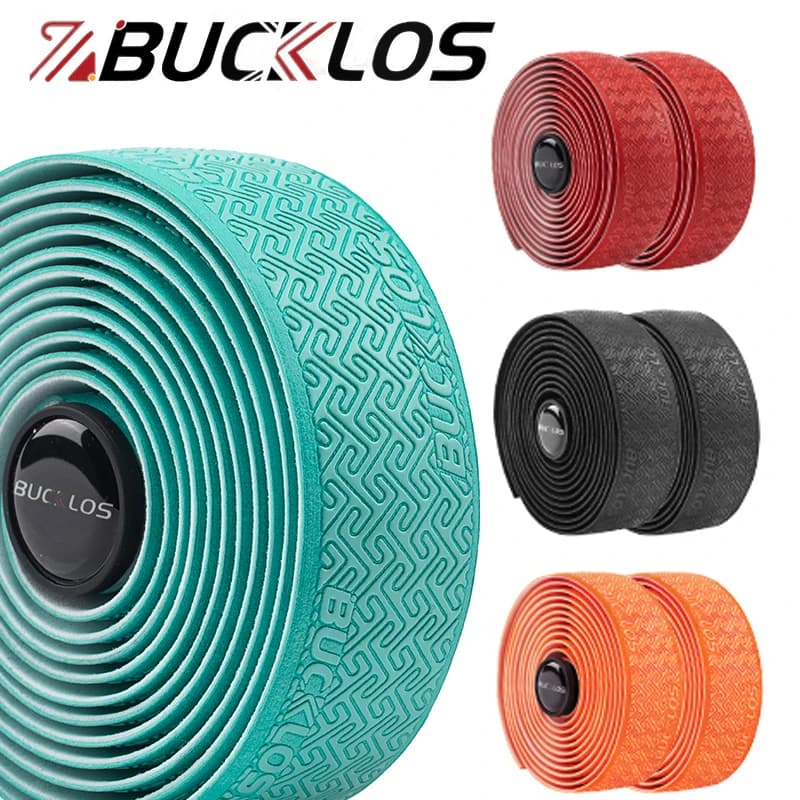 BUCKLOS Nastri per manubrio per bicicletta Nastro per manubrio per bicicletta da strada Antiscivolo Impermeabile Avvolgimento per barra da ciclismo Accessori per bici da strada