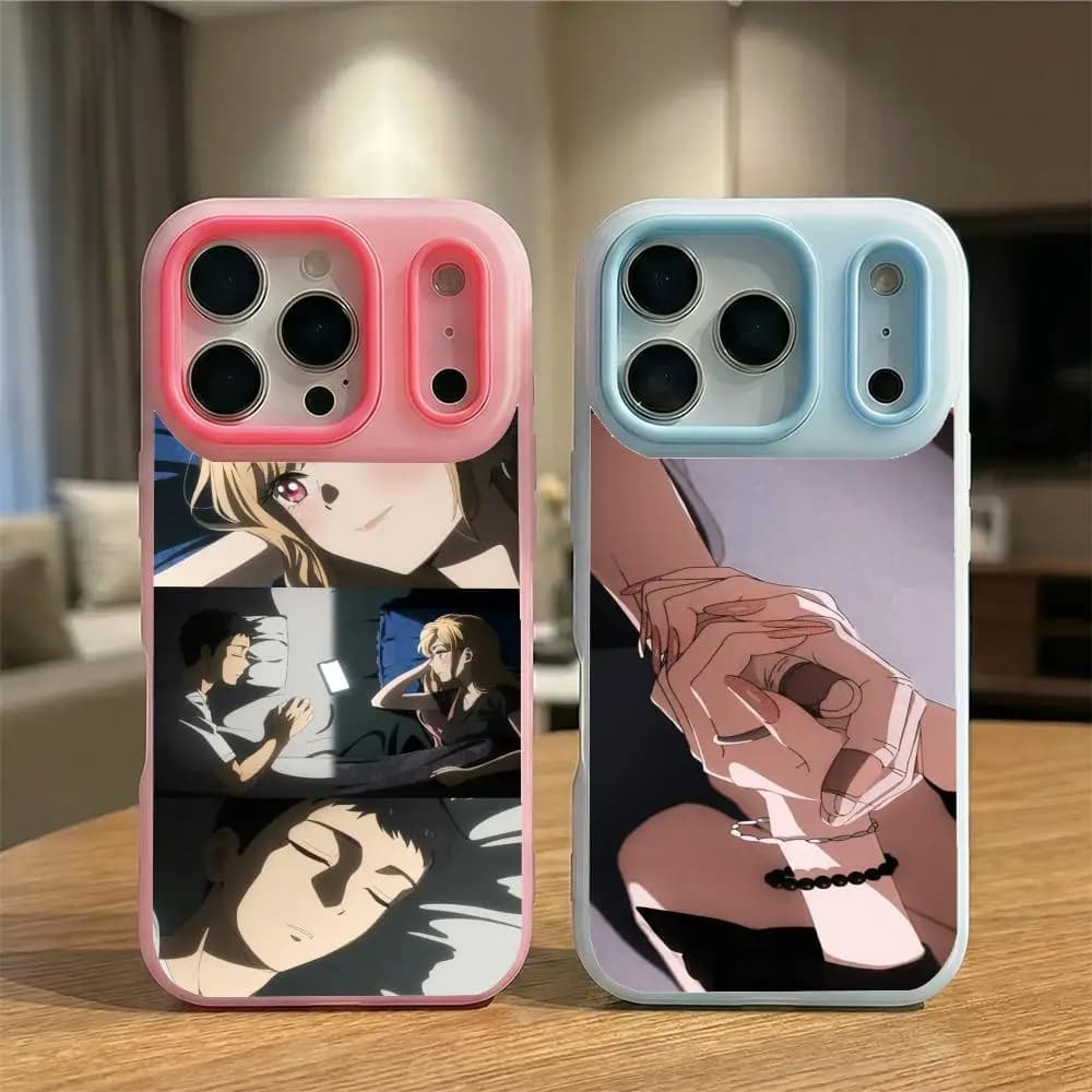 My Dress Up Darling Phone Case in TPU ultra light transparent anti-shock sealing for iPhone 12-17