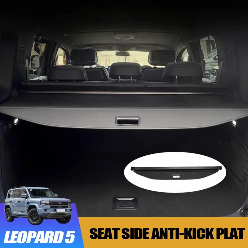 Pannello divisorio per bagagliaio per BYD Leopard 5 Tenda divisoria per bagagliaio retrattile Accessori interni per organizer per carico