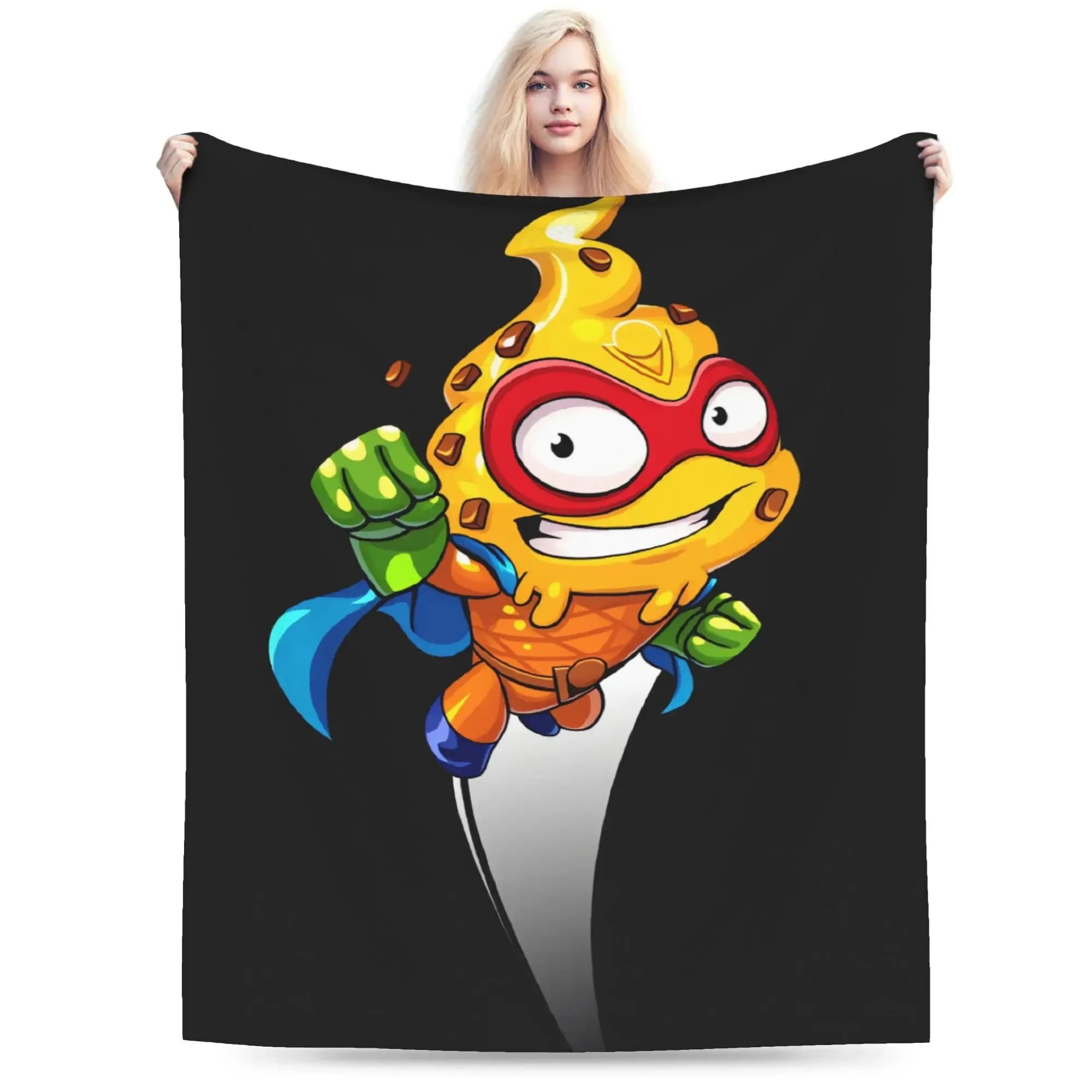 Super Zings Coperta super calda Biancheria da letto per bambini in peluche Copriletto per divano letto in flanella per esterni di tendenza di strada