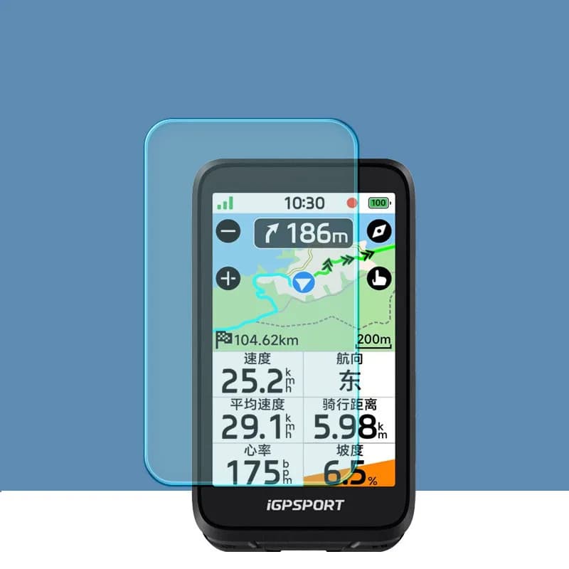 Pellicola protettiva in vetro temperato per iGPSPORT BiNavi Air, per computer GPS da ciclismo, accessori per la protezione dello schermo