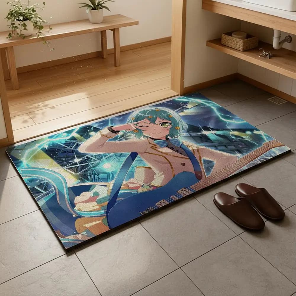 Tappetino da bagno in terra diatomacea, ad asciugatura rapida, assorbente, tappetino per la casa multiuso Z-ZOMBIE LAND SAGA