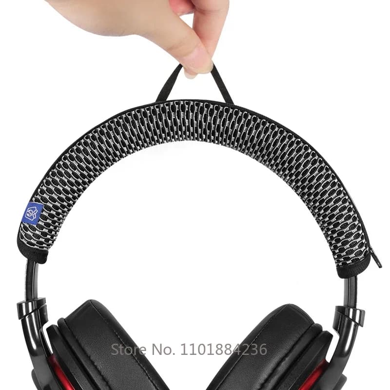 Copertura di ricambio per fascia per cuffie per cuscino per fascia Audio-Technica ATH-AR5BT Installazione semplice Nessun strumento necessario.