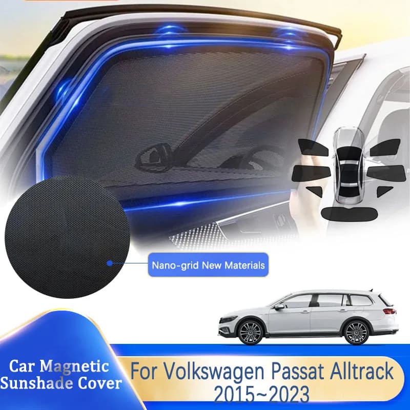 Auto Parasole Per VW Volkswagen Passat Alltrack B8 GT Estate 2015 ~ 2023 Anti-Uv Tenda Finestra Visiera Parasole Covere Auto accesso
