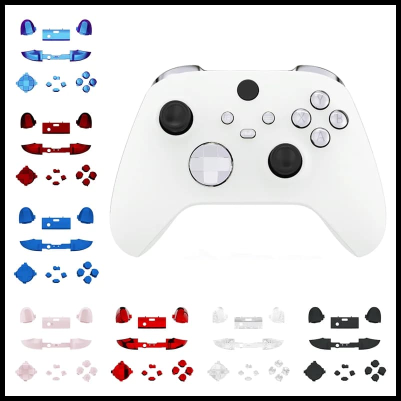 Pulsanti di ricambio eXtremeRate LB RB LT RT paraurti trigger D-pad ABXY Start Back condividi Keys per Controller Wireless Xbox Core