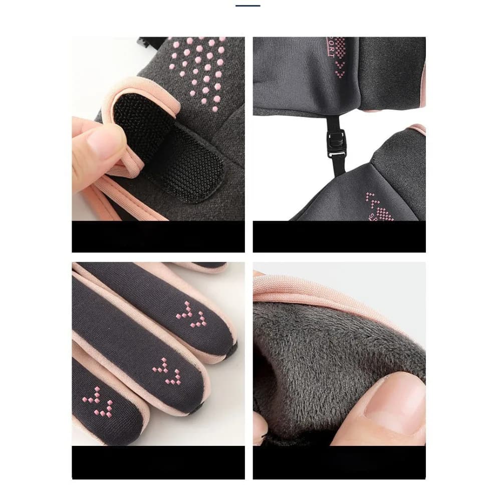 2024 Guanti invernali con schermo tattile Guanti touch screen caldi Guanti antivento a prova di freddo unisex
