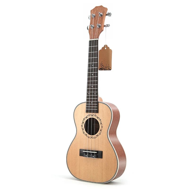 23 Inch Ukulele Wooden Electroacoustic Ukuleles Children Adults Practice 19 Tone Ukulele Beginners Entry Level Small Ukuleles