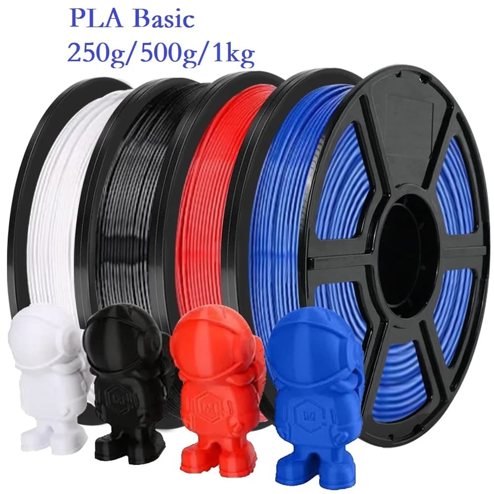 Basic PLA Filament 1.75mm 1kg 500g 250g FDM 3D Printer Filament Marble Black White Red High Speed 3D Printing Plastic Material