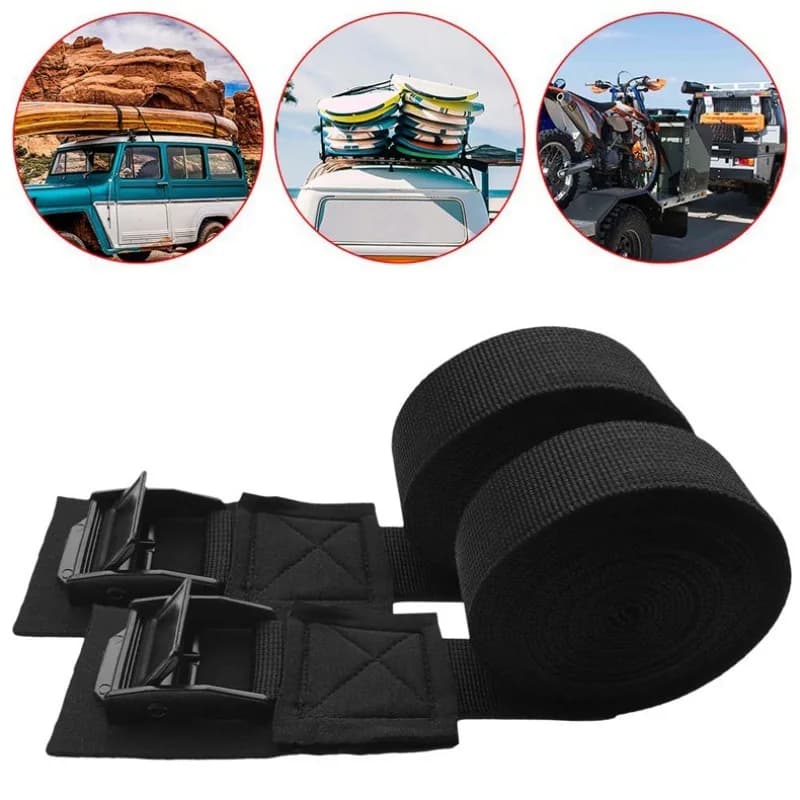 Hanging Belts Kayaking Resistant Belts Canoe Bags Surfing Table Luggage carriers for bicycle cars Fixed and fixing straps