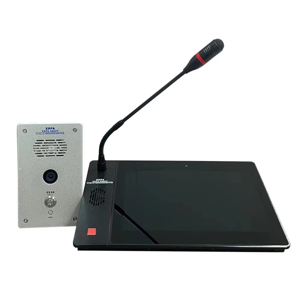 SOS TUYA Citofono Videocitofono Sistema Allarme audio-video con centro di comando e funzione di chiamata con microfono bidirezionale