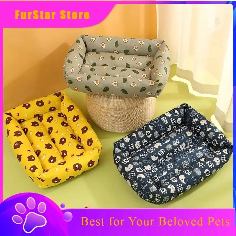 FurStarHot Product Pet Litter, Rectangular Kennel, Thickened Warm Cushion, Small Dog Litter, Cat Litter, Universal In All Season