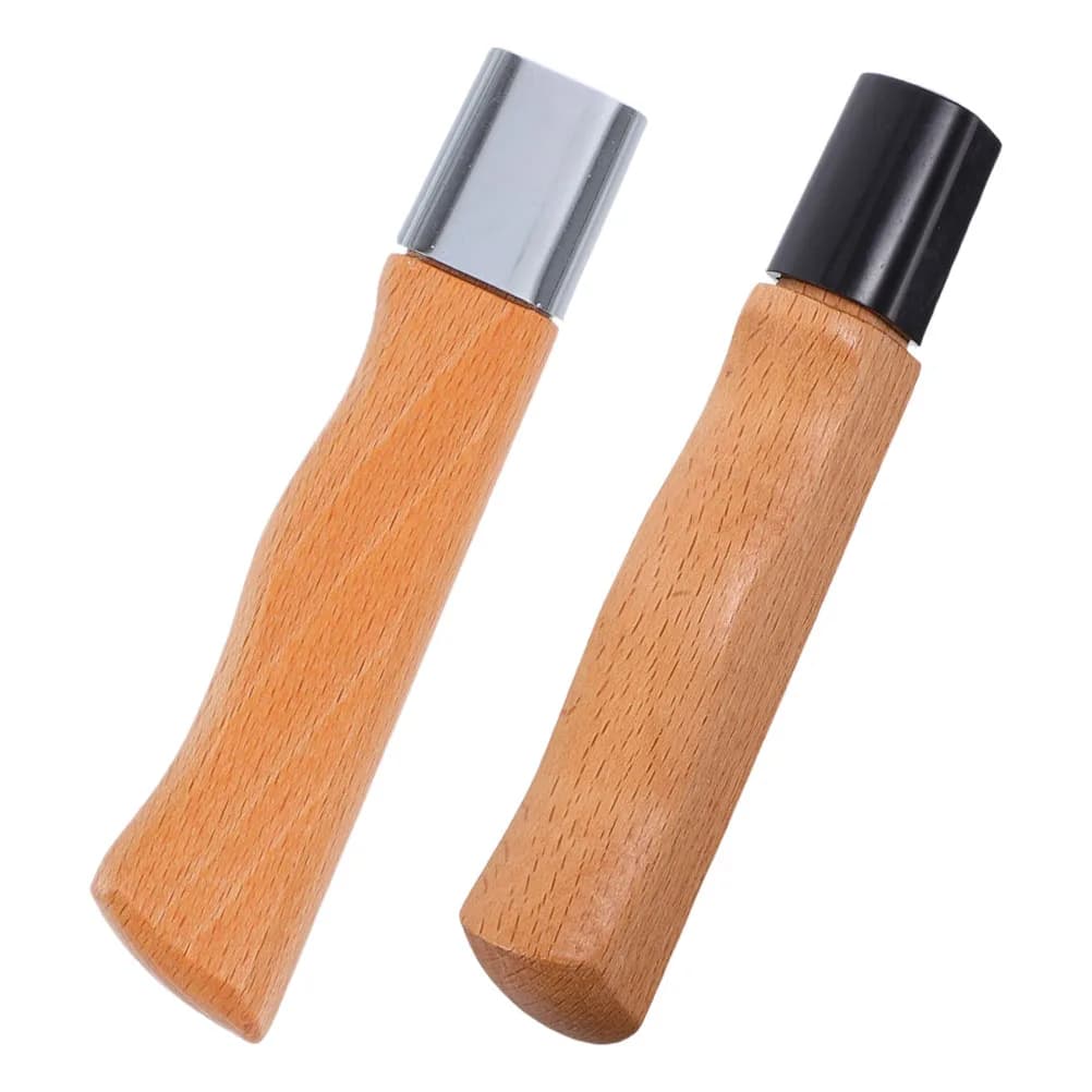 2 pieces wooden knife handles for rosewood knife anti-slip spare handles in solid wood accessories for kitchen knives