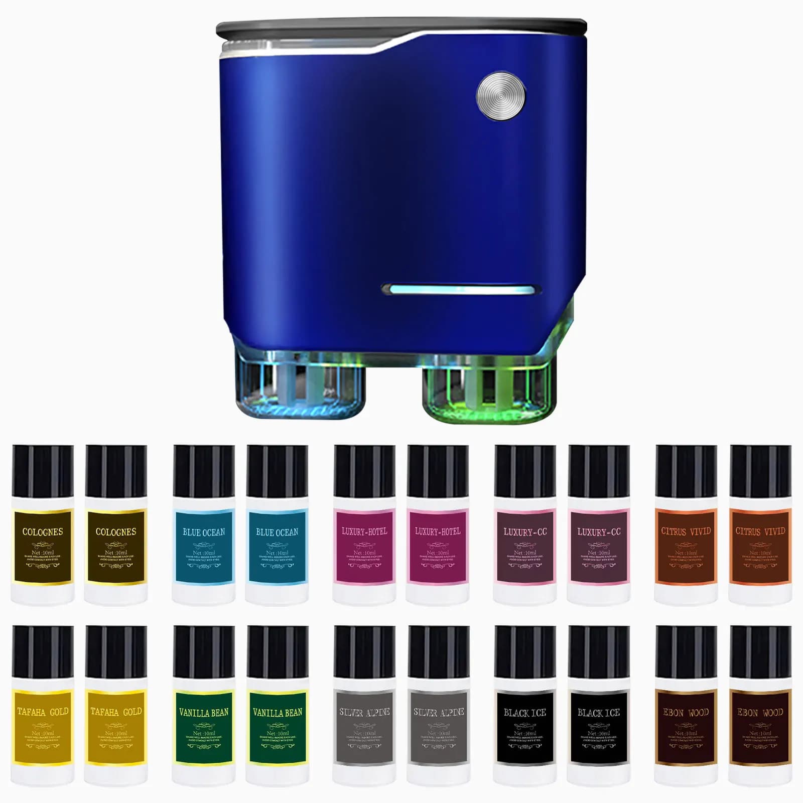 Deodorante per auto, tre resistenze regolabili, macchina per aromaterapia per auto, profumo di deodorante portatile