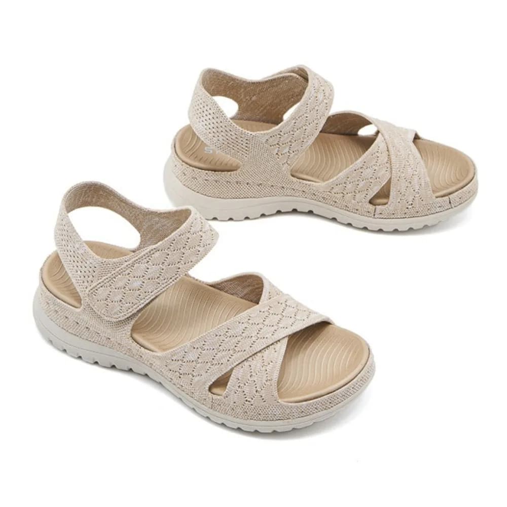 Sandali Sportivi Donna Estate 2026 Nuovo Stile Tacco a Zeppa Scavato Sandali Casual Donna con Fondo Spesso Platform Donna