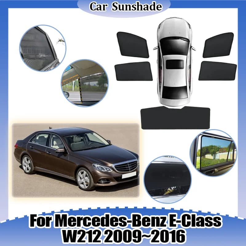 Per Mercedes-Benz Classe E W212 Berlina 2009-2016 Tendina Parasole Finestrino Isolamento Termico Tenda Privacy Accessori Auto
