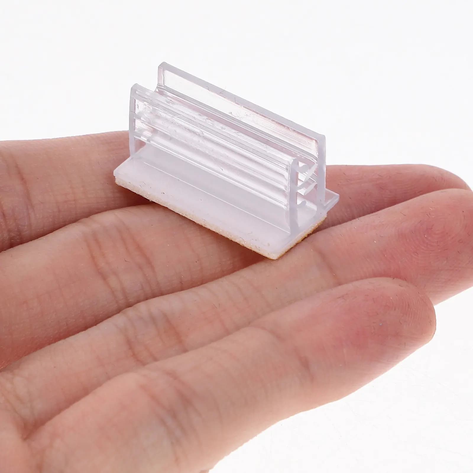 50 Pezzi Supporti per Cartelli Autoadesivi, Mini Porta Cartellini per Foto, Note, Etichette Prezzi, Numeri Tavolo, Espositori