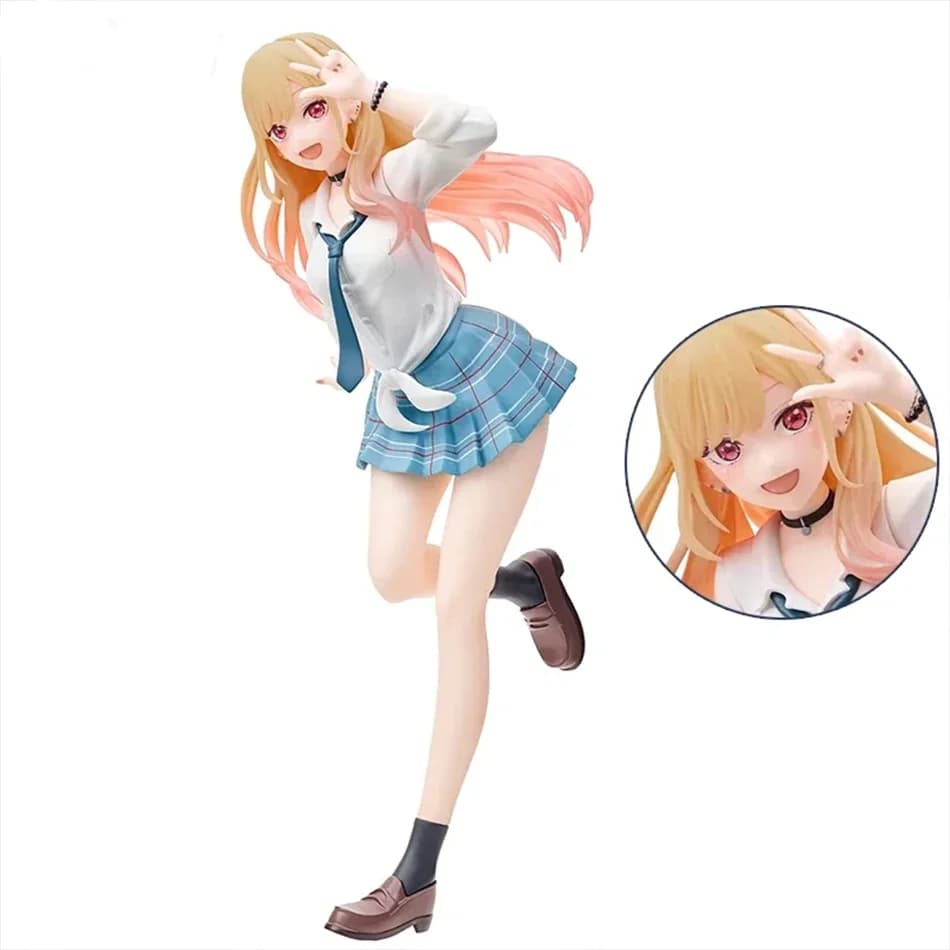 My Dress Up Darling MARIN KITAKAWA Uniforme Anime Figure Toys 18 cm PVC Modello Collezionista Regalo di compleanno