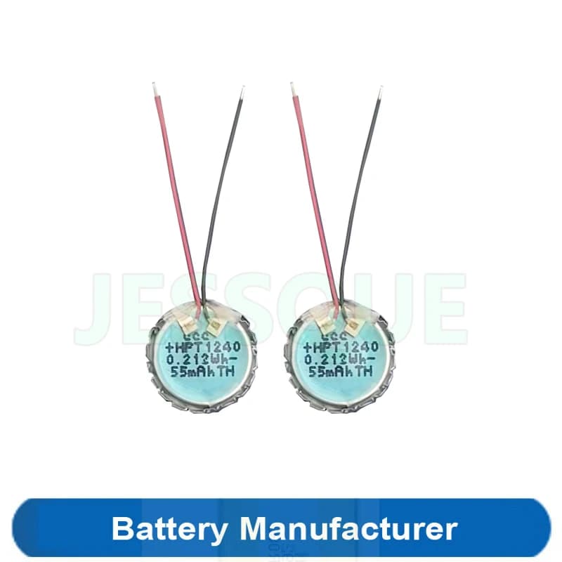 2 Pz/lot 3.85V 55mAh HPT1240 SP 1240 Battery for JBL Tune Flex 2 Gaming Auricolari Airpods Vivavoce Headset