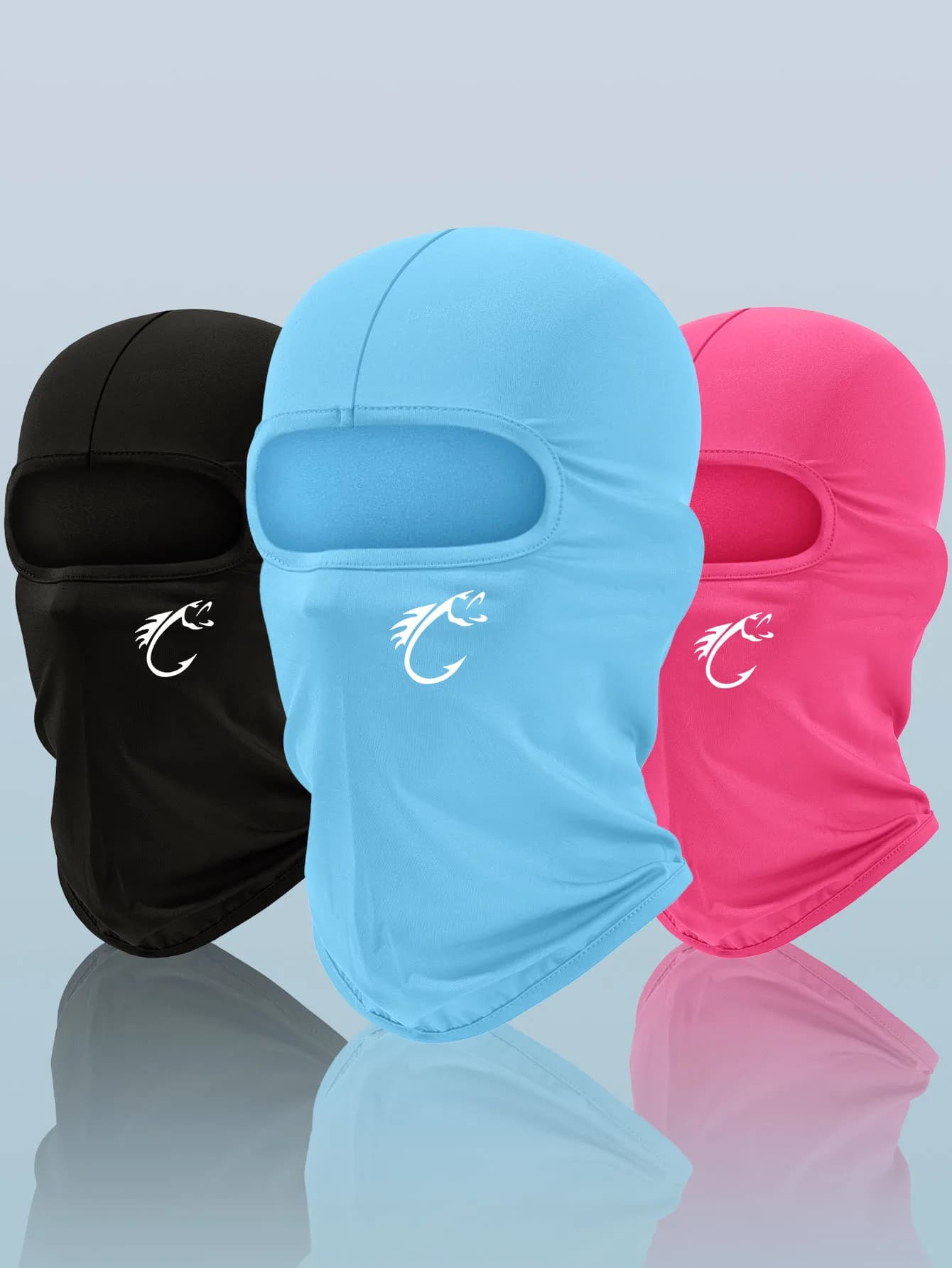 Maschera vibrante per testa e collo intero 1/3PC | Rete traspirante ad asciugatura rapida resistente alla polvere e al vento | Ciclismo/escursionismo/commuting