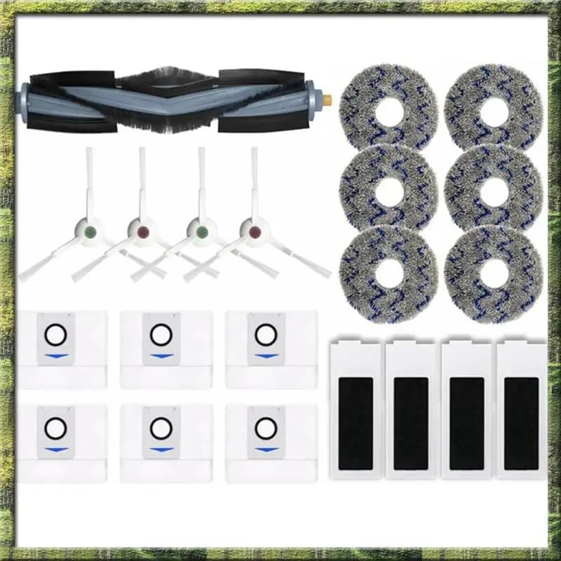 A63P Top Per Ecovacs Deebot T20 Omni T20e Accessori Spazzola Laterale Principale Mop Panno Filtro HEPA Sacchetto Per La Polvere Accessori