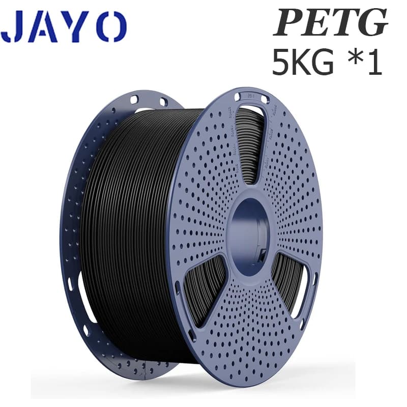 JAYO PETG 3D Printer Filament 5 kg/rolls 1.75 mm ±0.02 mm Precision materials for high strength, no bubbles and FDM for 3D printing