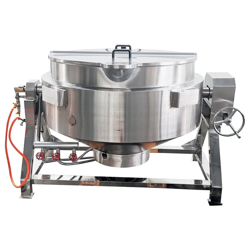 50L 100L 200L electric heating jacket wholesale kettle food mass cooking machine with industrial gas cooker mixer
