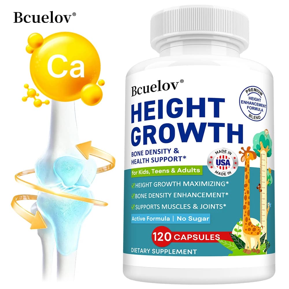 Vitamin supplement for growing adolescents with calcium Vitamin D Calcium Zinc for bone malady health and promotes muscle growth