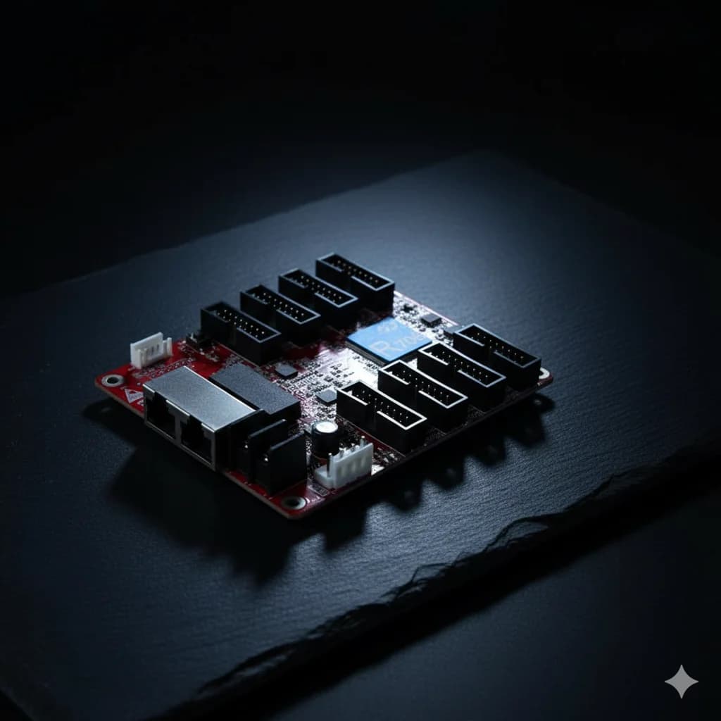 Huidu HD-R708 LED Receiver Card 8 HUB75E Ports Fine Pitch P1.25 P1.538 P1.667 Full Load LED Video Wall Controller