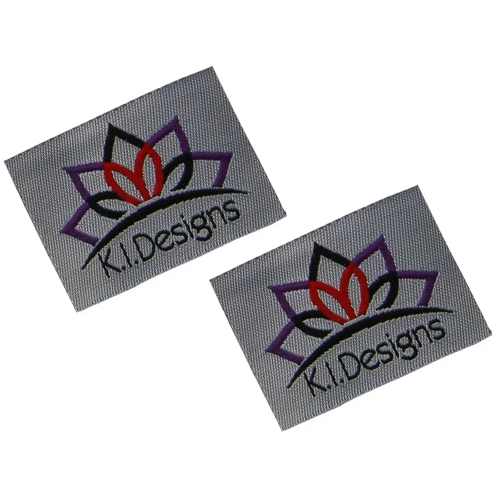 Labels for custom embroidered clothing 500 pieces/lot for duvets Labels for washing care Labels woven hoods Main labels