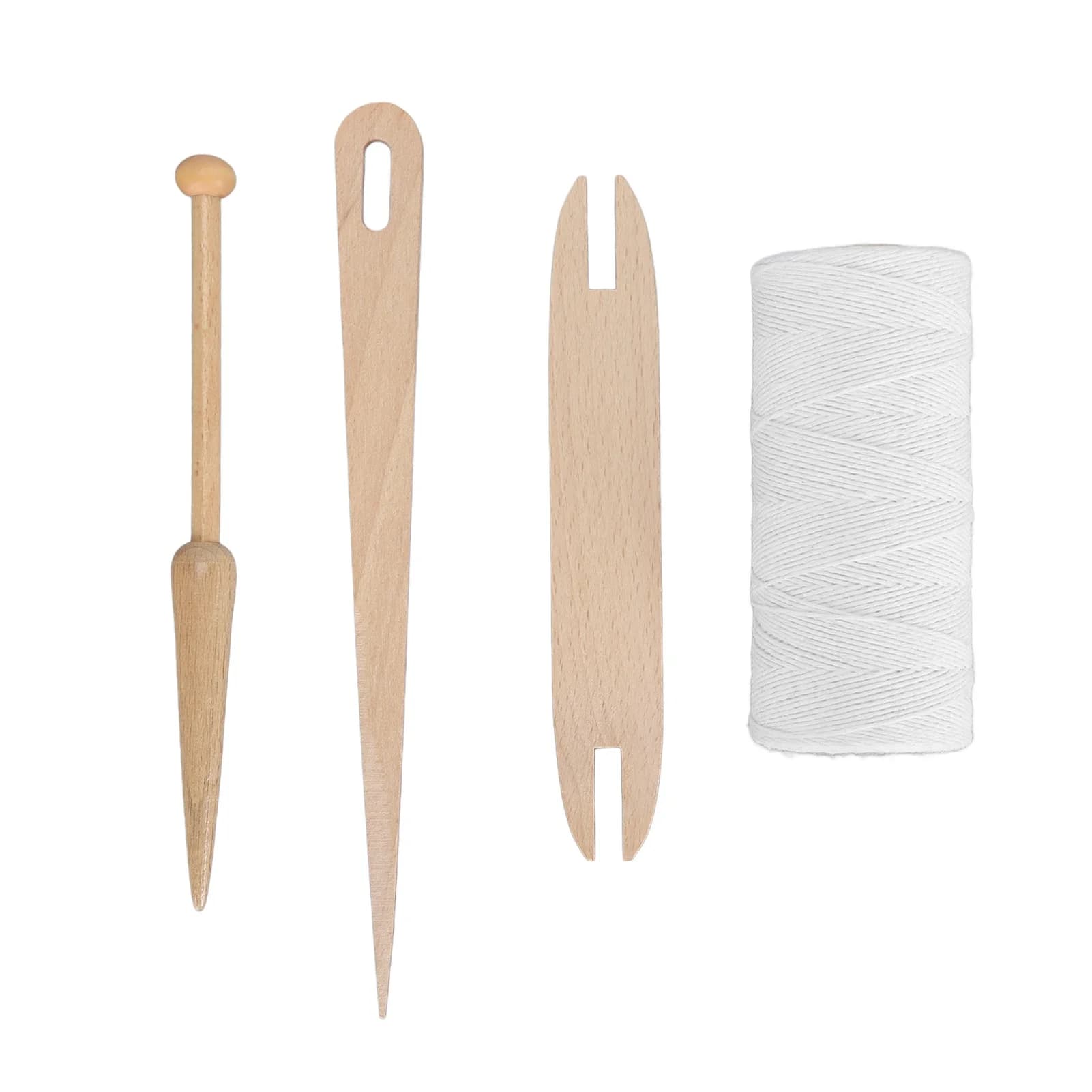 Loom Warp Thread Kit Portable Wear Resistance Pure Cotton Lightweight DIY 1mm Warp Thread for Weaving Loom