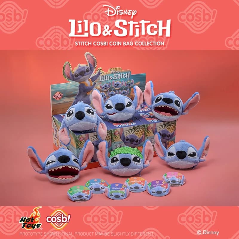 Lilo & Stitch Cosbi Wallet in Peluche Pendant Blind box Collection of coin bags Souls Peripheral Gift Fashionable ornament Toy Practical gifts