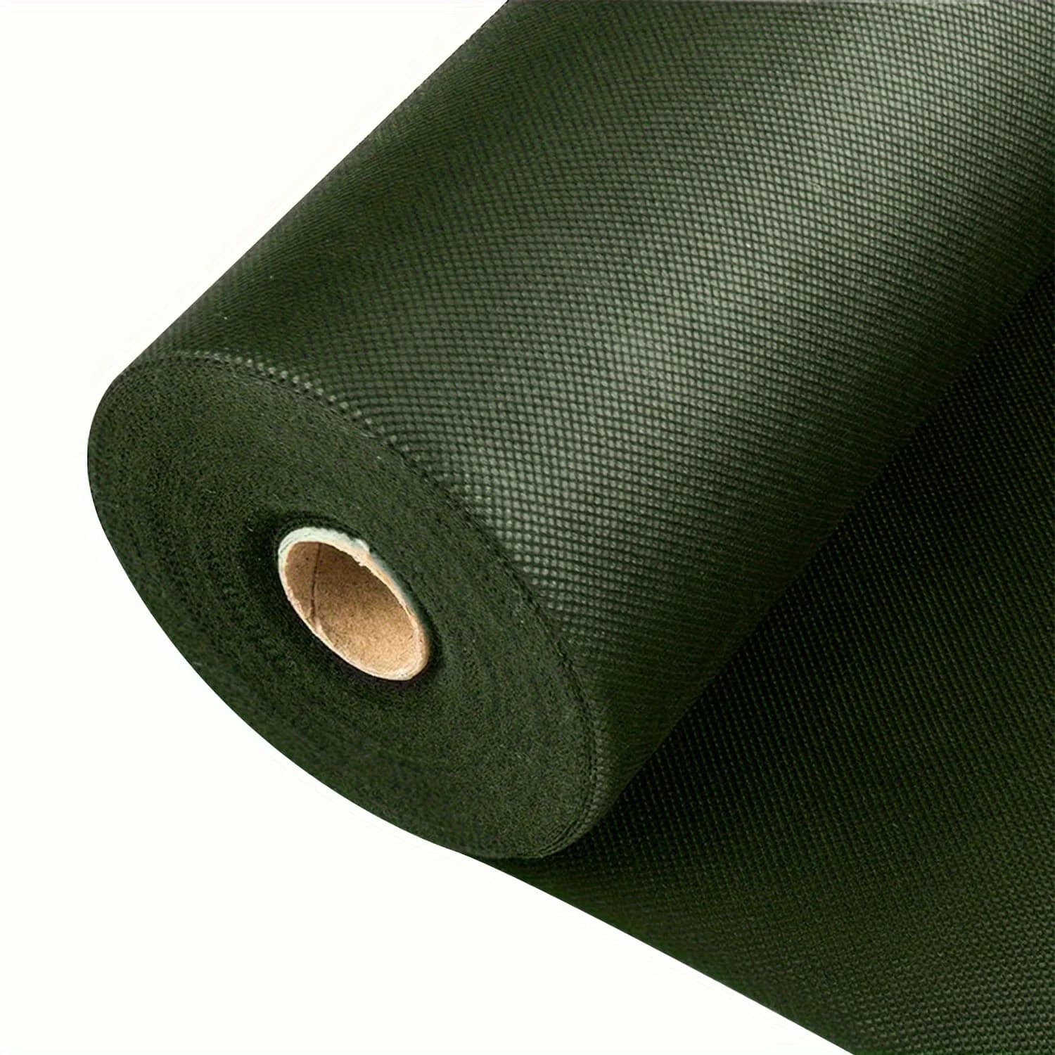 Fabric roll for weed insulation in nonwoven fabric resistant: dark green, suitable for garden landscape and French drainage pipes