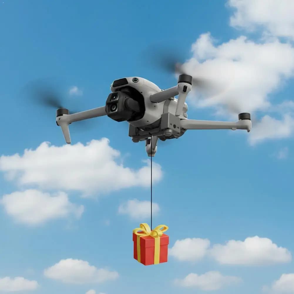Airdrop System Thrower For DJI AIR3S Thrower Wedding Gift Delivery Advertising Fishing Bait Throwing Gifts Drone Accessories