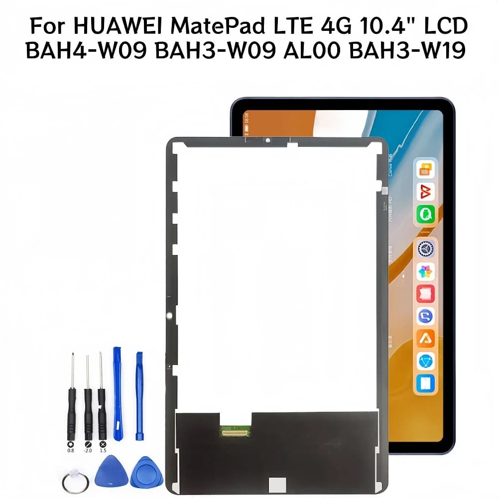 New For HUAWEI MatePad LTE 4G 10.4" BAH4-W09 BAH3-W09 AL00 BAH3-W19 LCD Display Touch Screen Digitizer Glass Assembly Repair