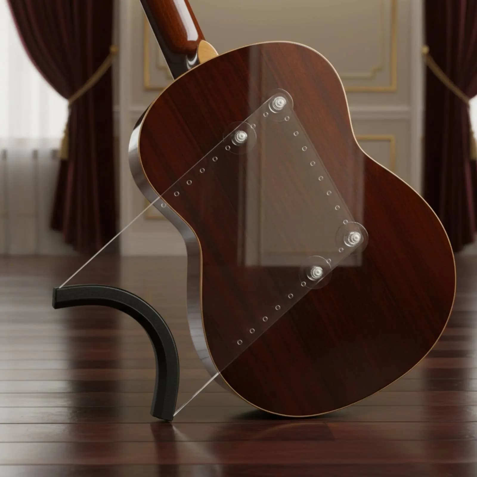 Guitar Footrest Replacement Posture Correction Classical Guitar Support Ukulele Support Stand Ergonomic Design for Home Studio