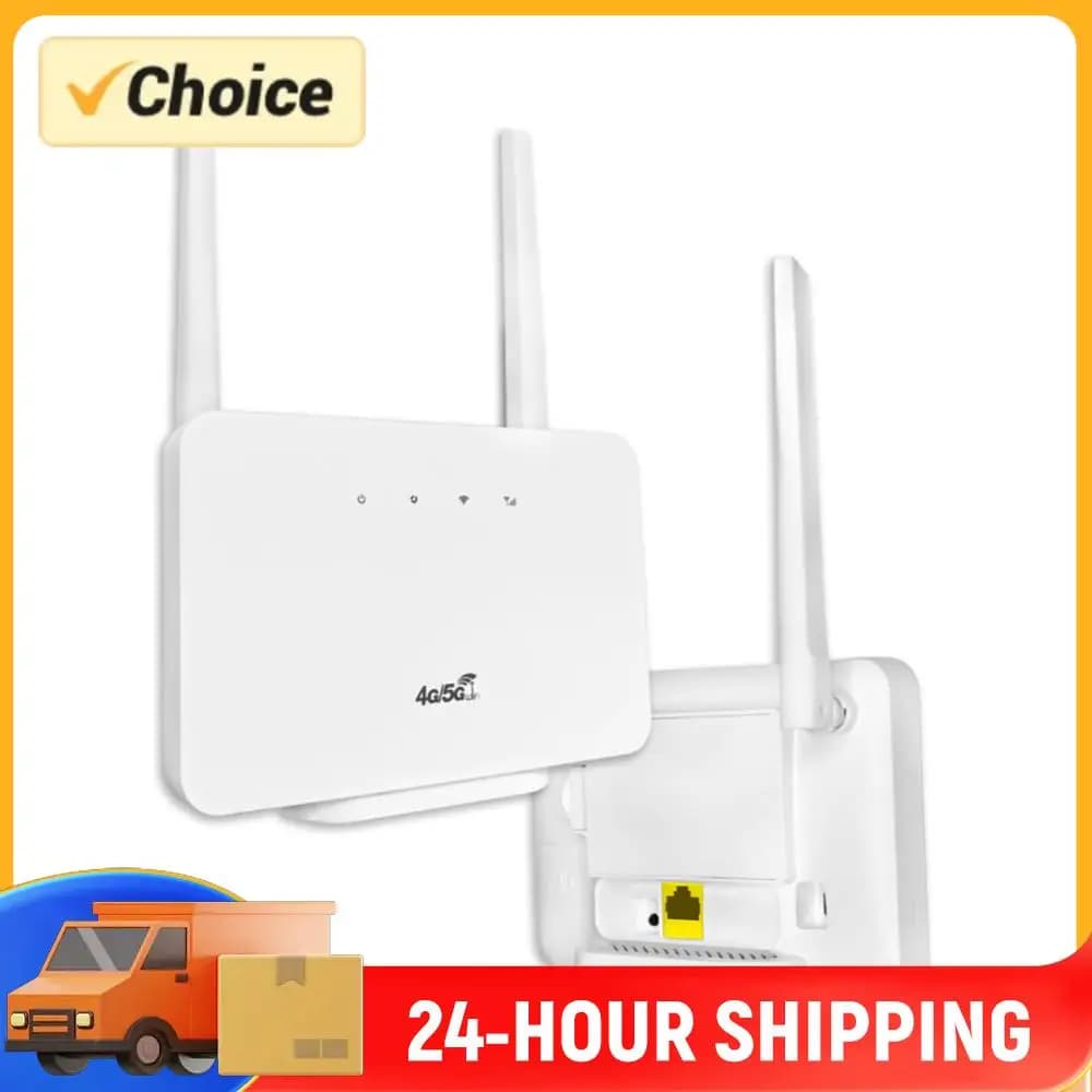 Hotspot wireless Router 4G da 300 Mbps Modem wireless Antenna esterna con slot per scheda SIM Connessione Internet con spina europea