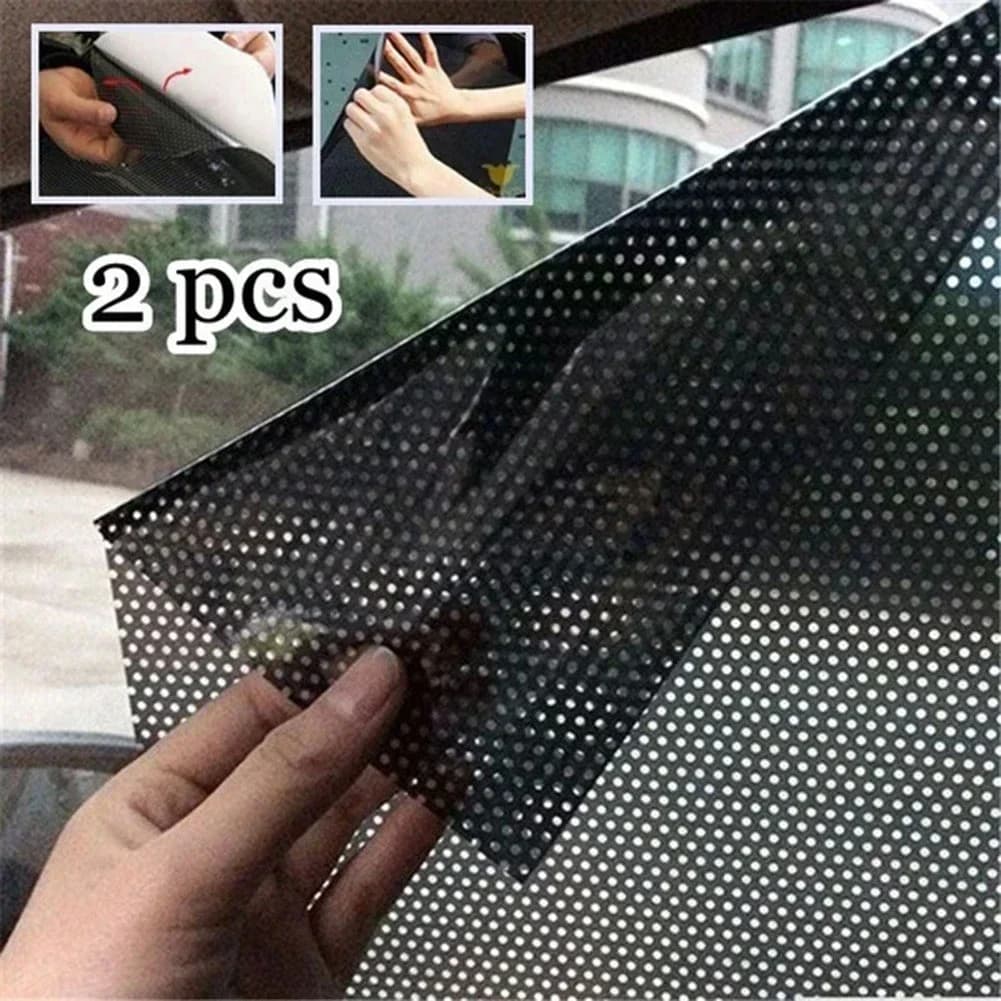 Electrostatic wall stickers for car window UV Wall stickers for black white dotted sunscreens for car side block covers