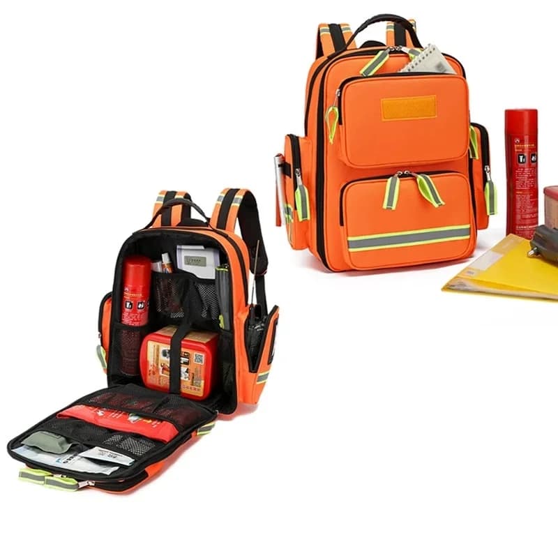 Car emergency kit, first aid backpack, fire handbag backpack, home follow-up kit, medical backpack, multifunctional bags