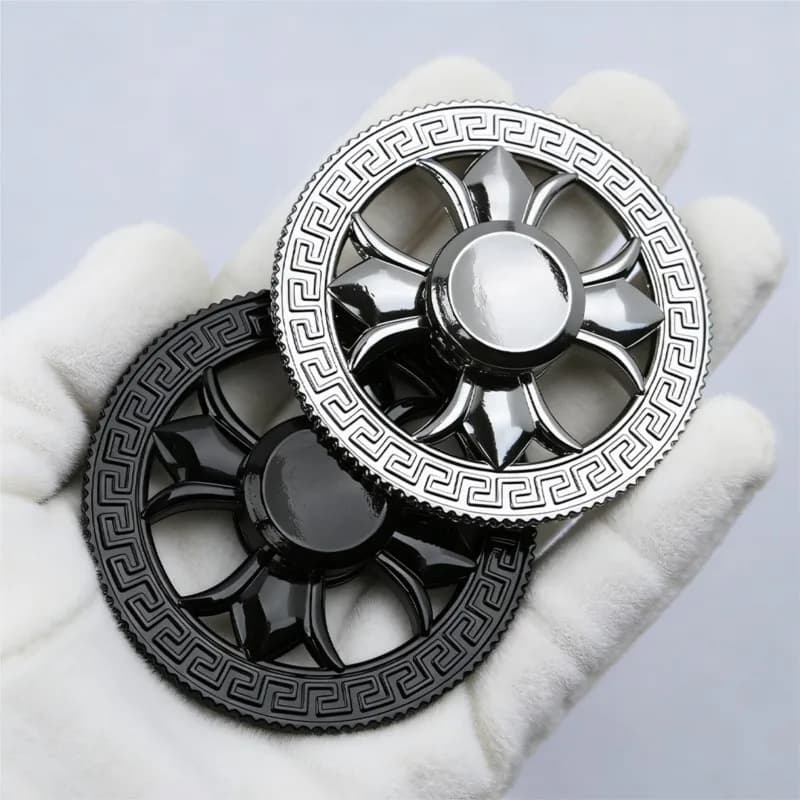 Nuovo Fidget Spinner in Metallo EDC, Giocattolo Antistress per Adulti, Regalo per Alleviare Ansia e Stress