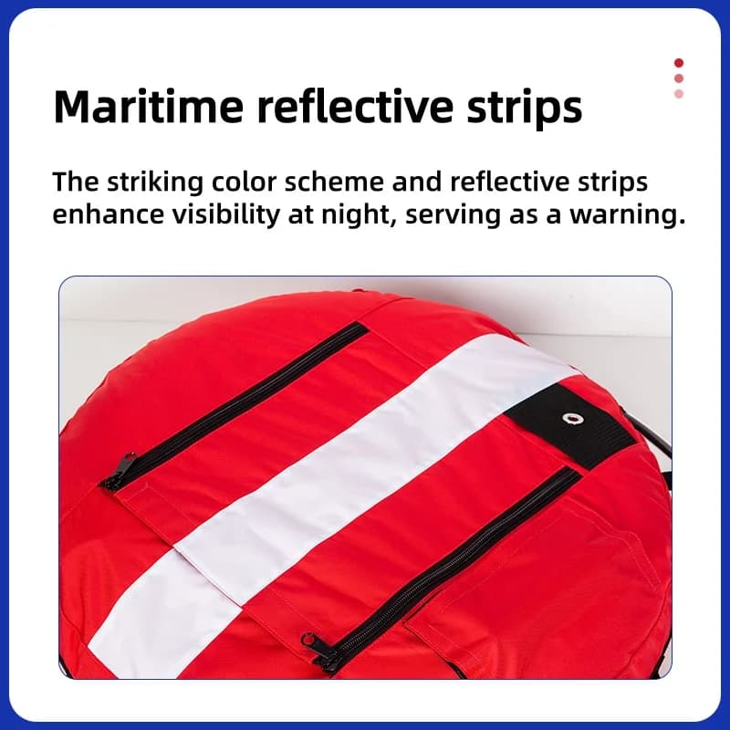 Free Snorkeling Signal Floating Boa For Diving Fire Rescue Marine Surface Inflatable Positioning Boa Water Sports Underwater Equipment